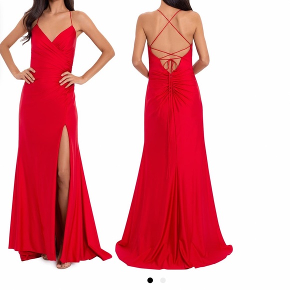 Xscape | Dresses | Xscape Ruchet Trumpet Gown | Poshmark